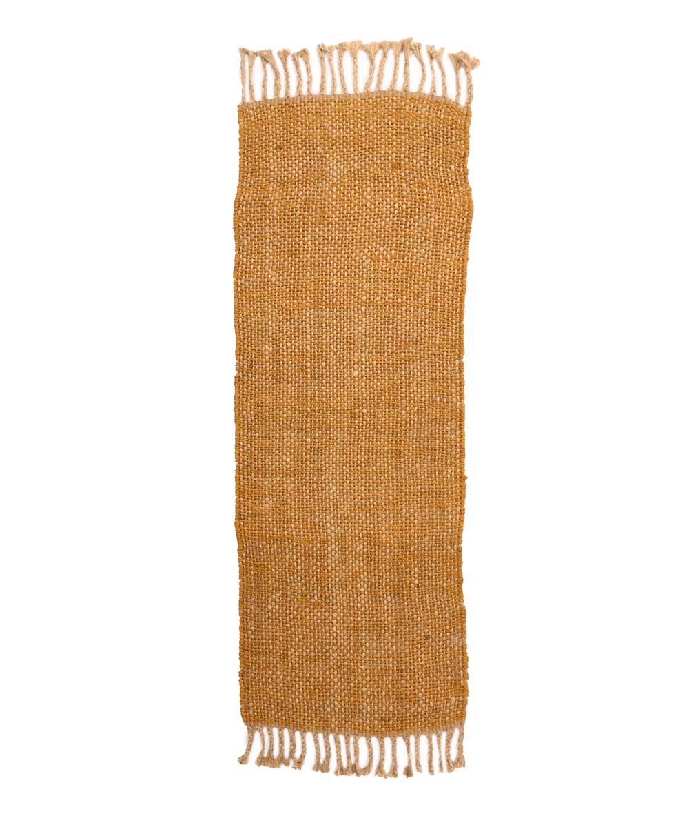 Jute runner - Chunky Boho & me gold/natural - overzicht Jute runner - Chunky Boho & me gold/natural - overzicht