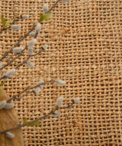 Jute rug - Chunky natural - close up, thumbnail