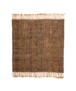 Square jute rug - Chunky brown/natural - overzicht, thumbnail