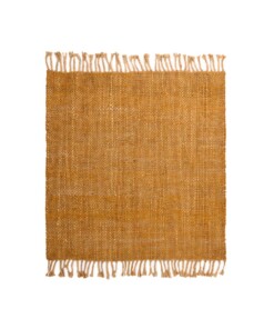 Square jute rug - Chunky gold/natural - overzicht
