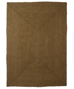 Jute rug - Pure olive green - overzicht