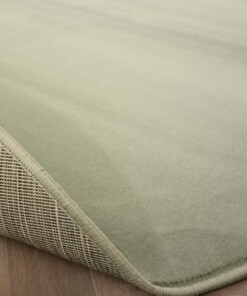 Organic shaped rug - Ease Pebble soft green