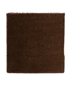 Square thick rug - Shaggy Trend brown - overzicht
