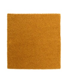 Square thick rug - Shaggy Trend mustard yellow - overzicht, thumbnail
