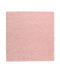 Square thick rug - Shaggy Trend light pink - overzicht