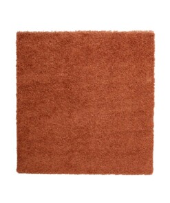 Square thick rug - Shaggy Trend terracotta - overzicht, thumbnail Square thick rug - Shaggy Trend terracotta - overzicht, thumbnail