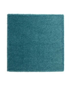 Square thick rug - Shaggy Trend turquoise - overzicht