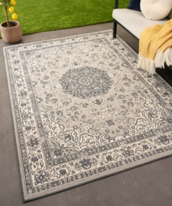 Outdoor rug vintage - Flip Agnes grey