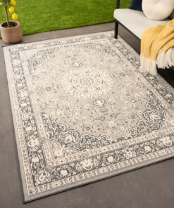 Outdoor rug vintage - Flip Agnes grey