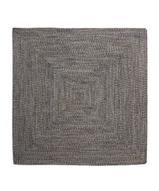 Square cotton rug - Joy blue - overzicht, thumbnail