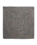 Square cotton rug - Joy blue - overzicht, thumbnail