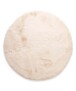 Round fluffy rug - Comfy Deluxe cream - overzicht, thumbnail