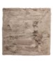 Square fluffy rug - Comfy Deluxe taupe - overzicht, thumbnail