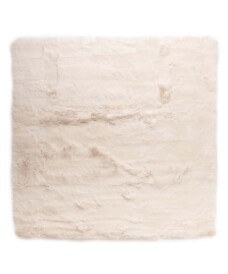 Square fluffy rug - Comfy Deluxe cream - overzicht, thumbnail