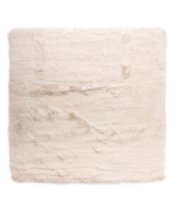 Square fluffy rug - Comfy Deluxe cream - overzicht