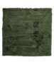 Square fluffy rug - Comfy Deluxe olive green - overzicht, thumbnail
