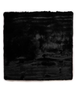 Square fluffy rug - Comfy Deluxe black - overzicht