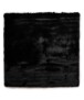 Square fluffy rug - Comfy Deluxe black - overzicht, thumbnail