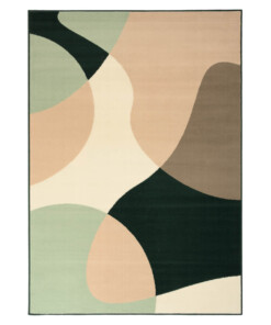 Abstract rug - Ease Nova green - overzicht