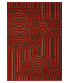 Japandi rug - Ease Akira red - overzicht, thumbnail