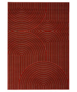Japandi rug - Ease Akira red - overzicht, thumbnail