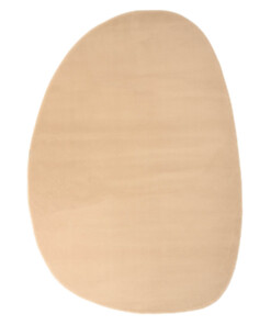 Organic shaped rug - Ease Pebble beige - overzicht, thumbnail