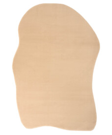 Organic shaped rug - Ease Flow beige - overzicht, thumbnail