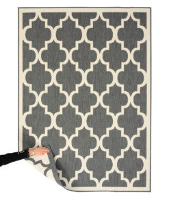 Retro outdoor rug​ - Flip Lucky grey - overzicht