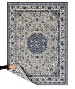 Outdoor rug vintage - Flip Agnes dark blue - overzicht
