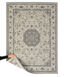 Outdoor rug vintage - Flip Agnes grey - overzicht