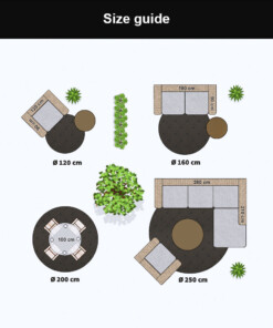 Size guide outdoors round – UK, thumbnail
