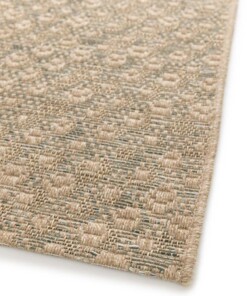 Outdoor rug diamond - Corde Trellis natural/green