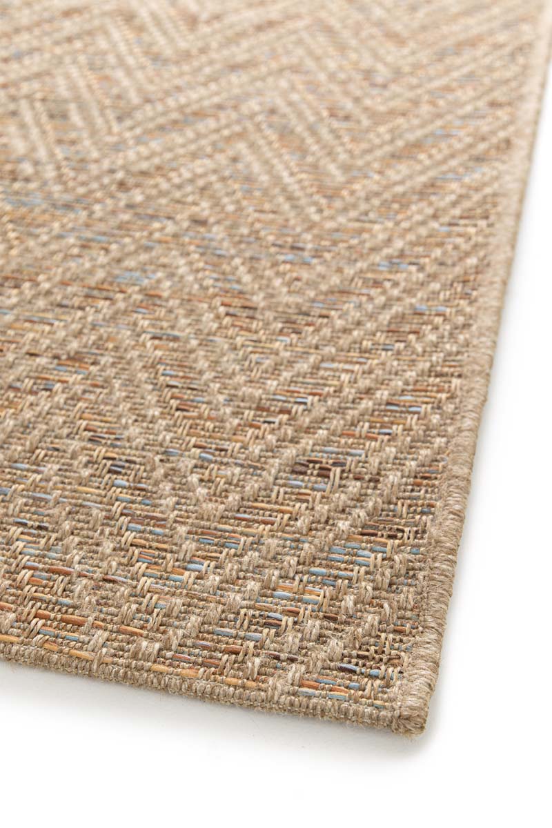 Zig zag outdoor rug - Corde Chevron natural/sunset Zig zag outdoor rug - Corde Chevron natural/sunset