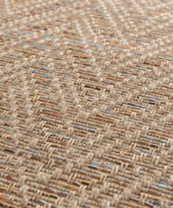 Zig zag outdoor rug - Corde Chevron natural/sunset Zig zag outdoor rug - Corde Chevron natural/sunset
