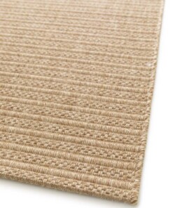 Striped outdoor rug - Corde Ripple natural