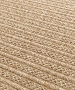 Striped outdoor rug - Corde Ripple natural