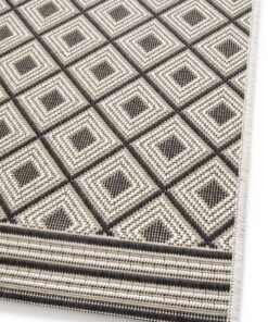 Outdoor rug diamond - Verdance Trellis grey