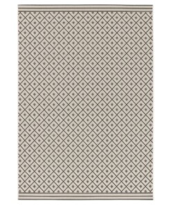 Outdoor rug diamond - Verdance Trellis grey - overzicht