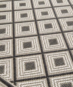 Outdoor rug diamond - Verdance Trellis grey