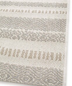Striped outdoor rug - Verdance Cadence beige