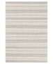 Striped outdoor rug - Verdance Cadence beige - overzicht, thumbnail
