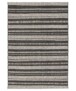 Striped outdoor rug - Verdance Cadence black - overzicht, thumbnail