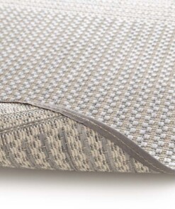 Round outdoor rug - Verdance Axis grey