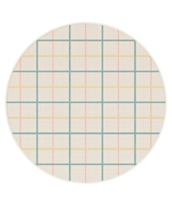 Round outdoor rug - Bubbly Picknick multi - overzicht, thumbnail