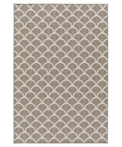 Outdoor rug​ - Earth Scale brown - overzicht