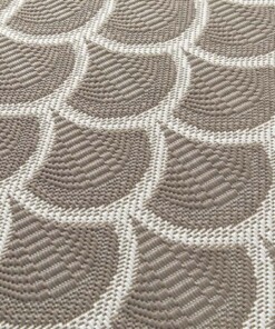 Outdoor rug​ - Earth Scale brown