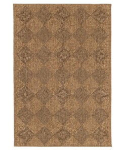 Outdoor rug diamond - Twill Parquet brown/black - overzicht, thumbnail