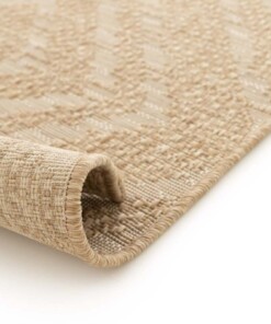Outdoor rug diamond - Twill Zenith beige/white