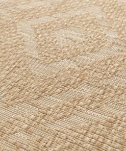 Outdoor rug diamond - Twill Zenith beige/white