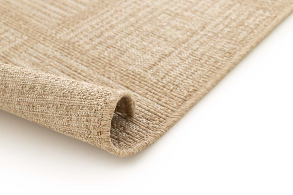 Checkered outdoor rug - Twill Tile beige/white Checkered outdoor rug - Twill Tile beige/white